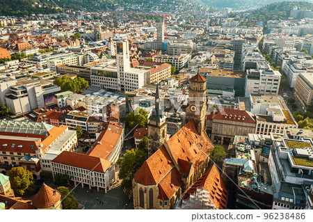 Stiftskirche church in Stuttgart, Germany 96238486