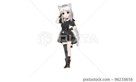 Vtuber全身黑色小惡魔連衣裙 96238656