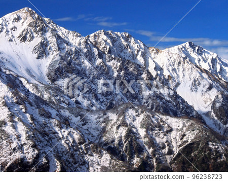 Shirouma Sanzan with first snow [Improved version] 96238723