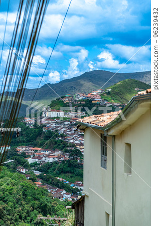Street of Ouro Preto, Brazilian city. UNESCO World Heritage Street of Ouro Preto, Brazilian city. UNESCO World Heritage 96239432