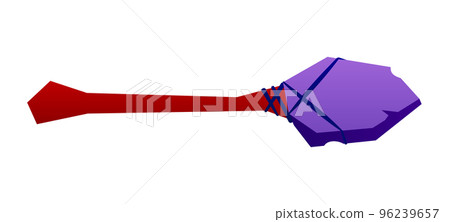 Ancient spear - modern flat design style single isolated image Ancient spear - modern flat design style single isolated image 96239657