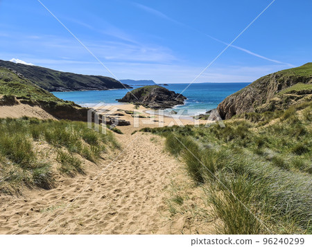 The Murder Hole beach, officially called Boyeeghether Bay in County Donegal, Ireland The Murder Hole beach, officially called Boyeeghether Bay in County Donegal, Ireland 96240299