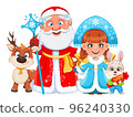 Russian Father Frost and Snegurochka (Snow Maiden) 96240330