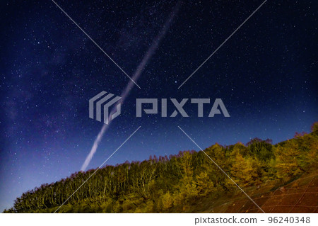 靜岡縣富士宮市富士山五合目星空 96240348