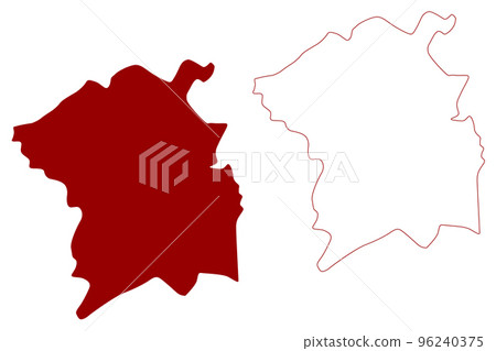 Cambridge city and Non-metropolitan district (United Kingdom of Great Britain and Northern Ireland, ceremonial county Cambridgeshire or Cambs, England) map vector illustration, scribble sketch map Cambridge city and Non-metropolitan district (United Kingdom of Great Britain and Northern Ireland, ceremonial county Cambridgeshire or Cambs, England) map vector illustration, scribble sketch map 96240375