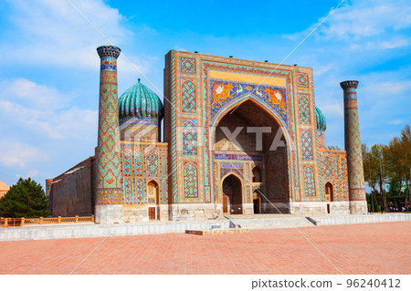 Registan Sher Dor Madrasa in Samarkand 96240412