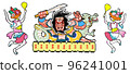 Illustration of Aomori Nebuta Festival and Haneto 96241001