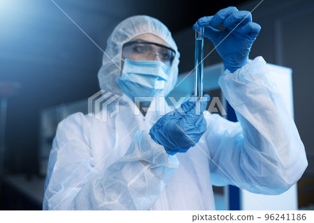 Medical science laboratory. Concept of bacteria research against covid-19 coronavirus 96241186