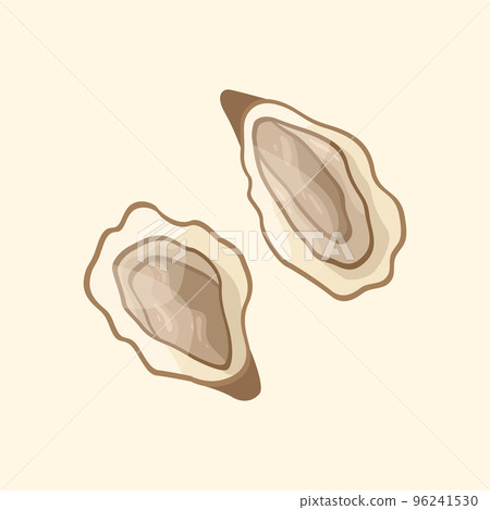 Vector illustration of an Australian dish - oysters. Kitchen for New Year and Christmas. Flat style. Vector illustration of an Australian dish - oysters. Kitchen for New Year and Christmas. Flat style. 96241530