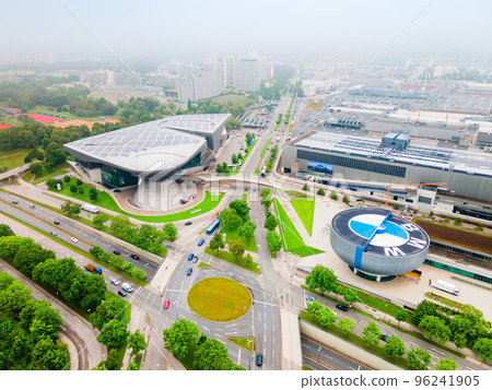 BMW Welt aerial panoramic view, Munich 96241905