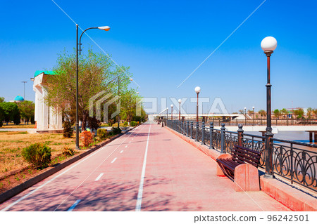 Shavat canal embankment promenade, Urgench 96242501