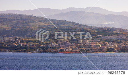 City by the Sea. Messina, Villa San Giovanni, Italy. City by the Sea. Messina, Villa San Giovanni, Italy. 96242576