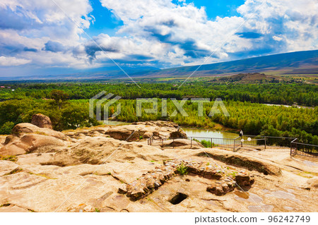 Uplistsikhe ancient rock town in Georgia Uplistsikhe ancient rock town in Georgia 96242749