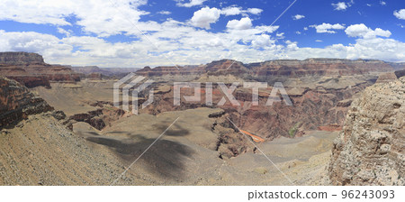 Aerial panoramic view of South Kaibab Trail, Grand Canyon, USA 96243093
