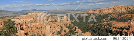 Aerial panoramic view of Bryce Canyon National Park, Utah, USA 96243094