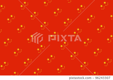 Geometric pattern in the colors of the national flag of People's Republic of China. The colors of People's Republic of China. Geometric pattern in the colors of the national flag of People's Republic of China. The colors of People's Republic of China. 96243307
