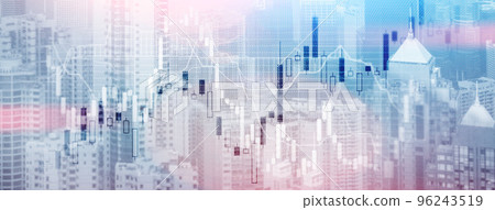 Candles and market on the background of the city Candles and market on the background of the city 96243519