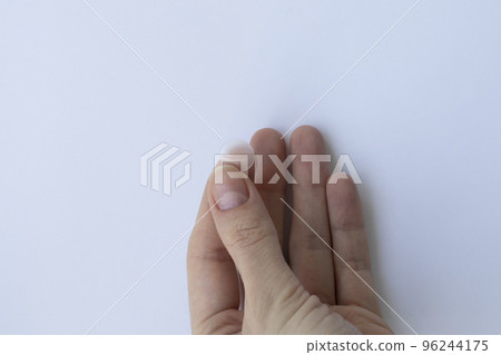 Acne patches on a white background 96244175