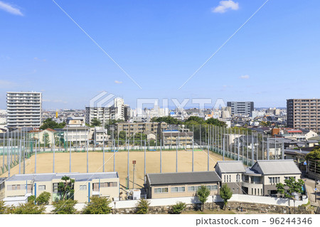 Kishiwada City, Osaka Prefecture View from Kishiwada Castle North direction 96244346