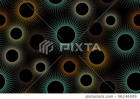 Seamless African Print fabric, Ethnic handmade ornament for your design, Ethnic and tribal motifs geometric elements. Vector texture, afro textile Ankara fashion style. Pareo wrap dress, batik style  96246989