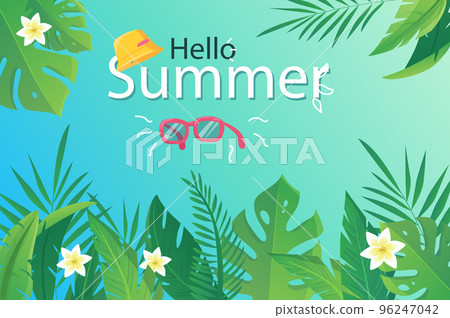 Tropical Summer Background 96247042