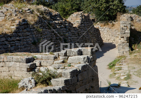 Troy ruins scenery Troy ruins scenery 96247215