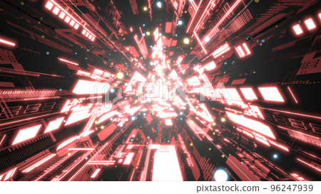VJ Tunnel Triangle Machine SF Luminous Cyber Red [Available in another version] 96247939