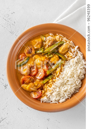 Thai red chicken curry Thai red chicken curry 96248399