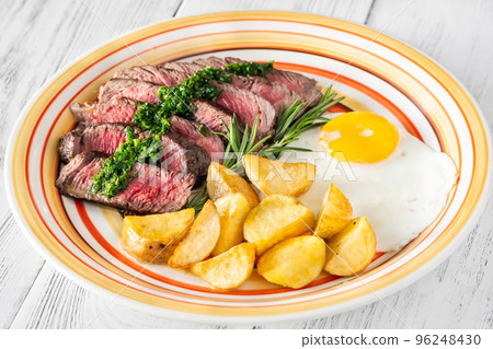 Sliced beef steak Sliced beef steak 96248430