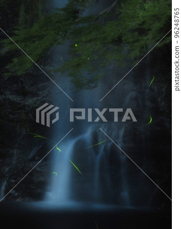 Minoh Falls and Genji Firefly Minoh Falls and Genji Firefly 96248765