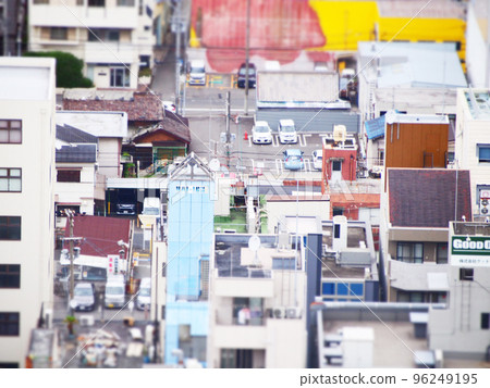 parking lot in the city parking lot in the city 96249195
