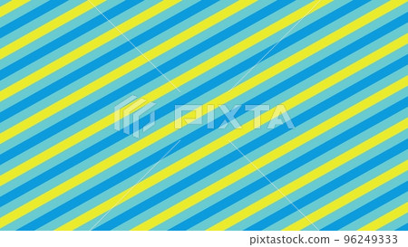 Diagonal striped background material Fresh and refreshing system (yellow blue) 96249333