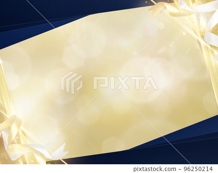 Gold and blue sparkling frame material Gold and blue sparkling frame material 96250214