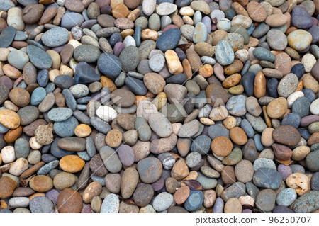Pebbles, sea stones for background 96250707