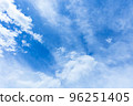 blue sky and clouds. flowing clouds. 96251405