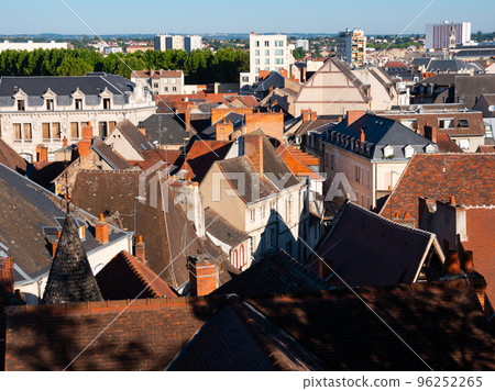 Houses and rooftops of Montlucon old city Houses and rooftops of Montlucon old city 96252265