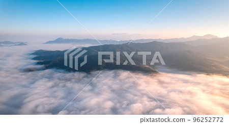 sunrise in the forest 96252772