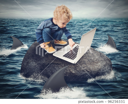 Difficulty Internet concept 96256331
