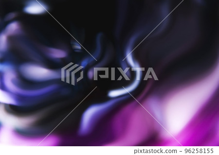 Defocused neon glow. Light flare. Futuristic design. Blur fluorescent purple blue pink white color flecks on dark abstract free space art background. Defocused neon glow. Light flare. Futuristic design. Blur fluorescent purple blue pink white color flecks on dark abstract free space art background. 96258155