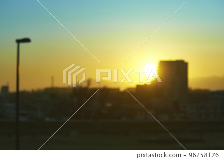 Sunset sky・Dyed daily life 96258176