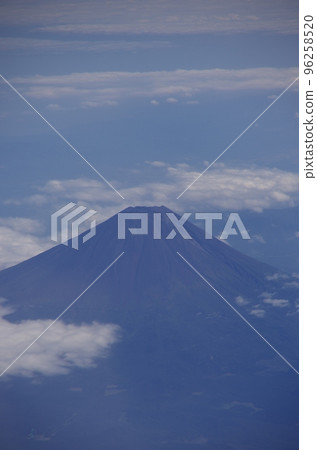 Mt.Fuji in summer from the airplane window 96258520