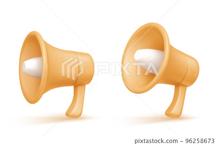 3d megaphone or loudspeaker render elements 3d megaphone or loudspeaker render elements 96258673