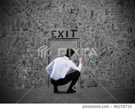 Escape from business stress and financial crisis 96258710