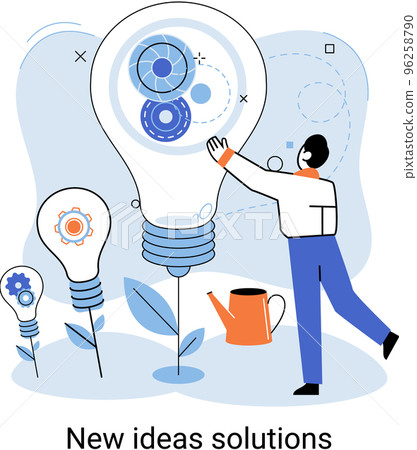 Idea and creative. Business solutions for opportunities, search for new solutions Idea and creative. Business solutions for opportunities, search for new solutions 96258790