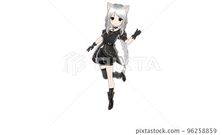 Halloween cosplay pose woman Halloween cosplay pose woman 96258859