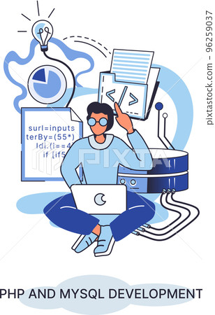 PHP and MySql development. Software website developer, programmer service, programming language 96259037