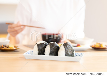 Japanese rice ball Japanese rice ball 96259856