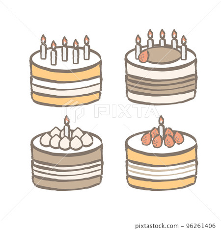 蛋糕插圖集 96261406