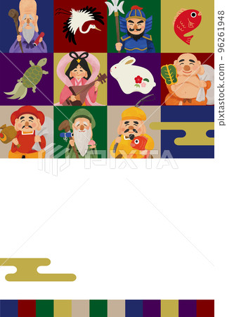 2023年兔年七大吉神賀年片 2023年兔年七大吉神賀年片 96261948