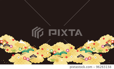 bg素材-早春兔9-2矢量圖 bg素材-早春兔9-2矢量圖 96263138